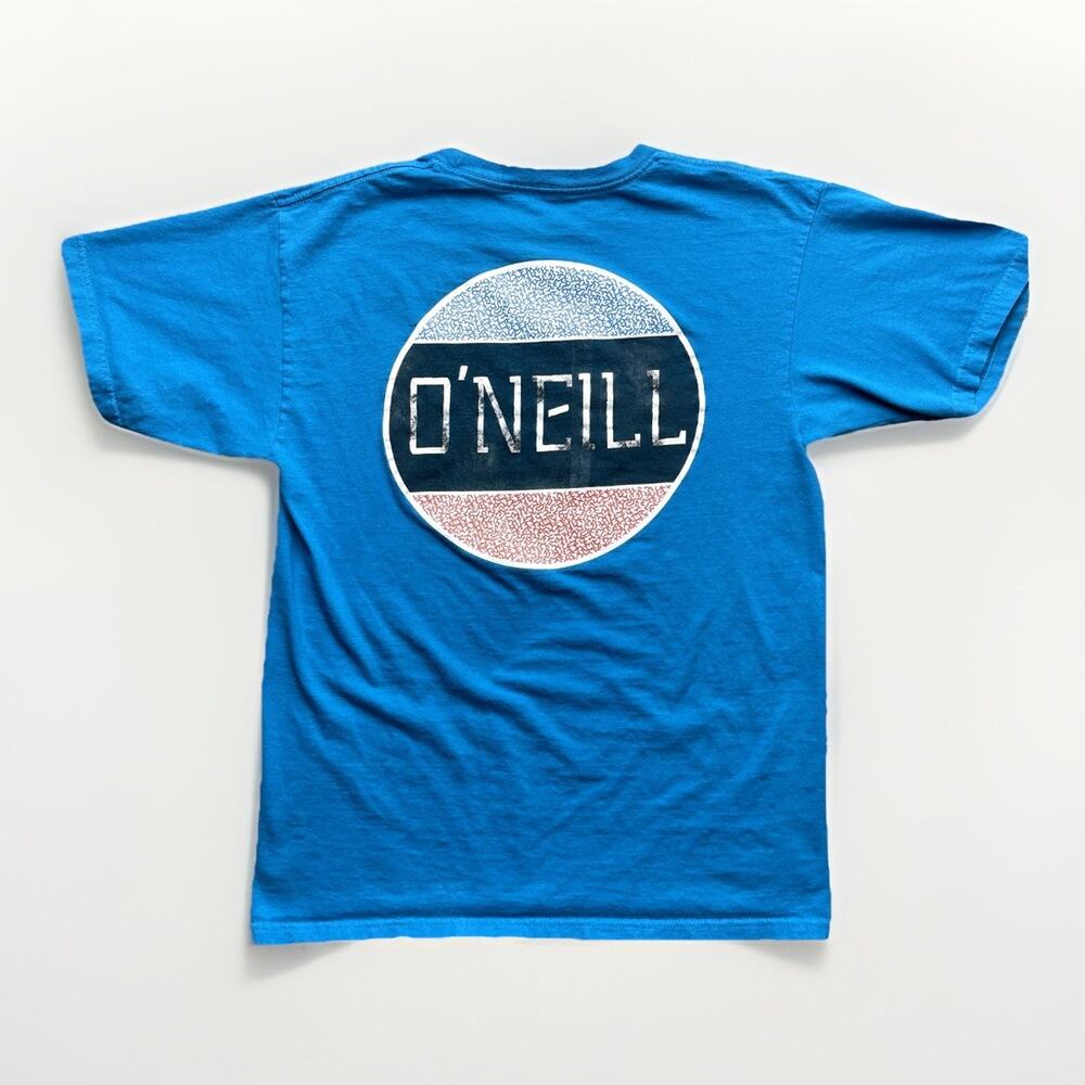O'neill Shirt Mens Size Medium Faded Retro Blue Surfer Skater Beach Life Tee
